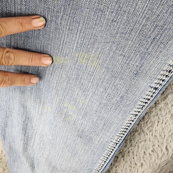 Rock & Roll Denim Jeans Mens 34x38 Blue Pistol Straight Leg *Read* - Picture 3 of 16